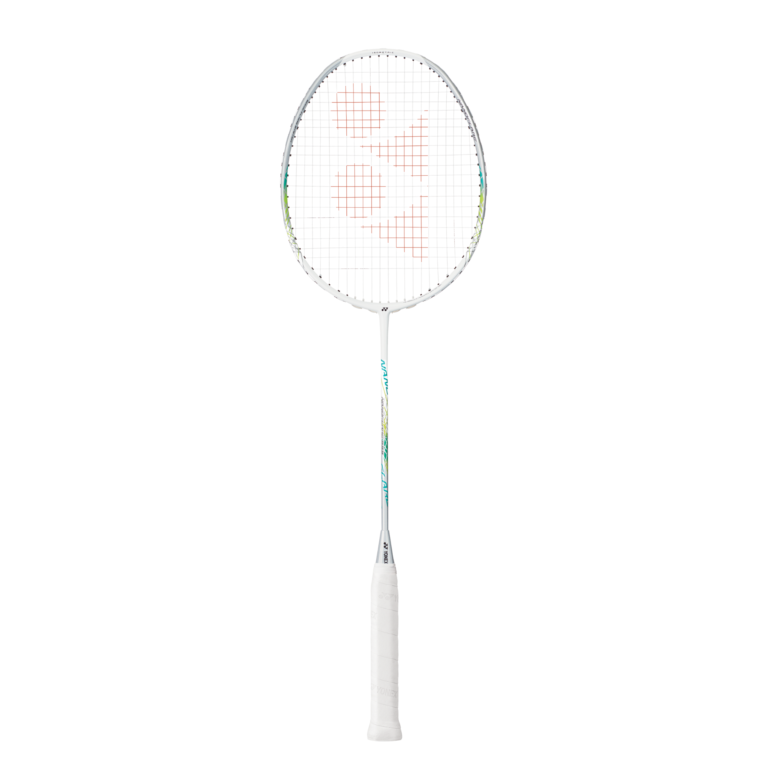Yonex Nanoflare 555 Badminton Racket - Metallic White - Pre Strung