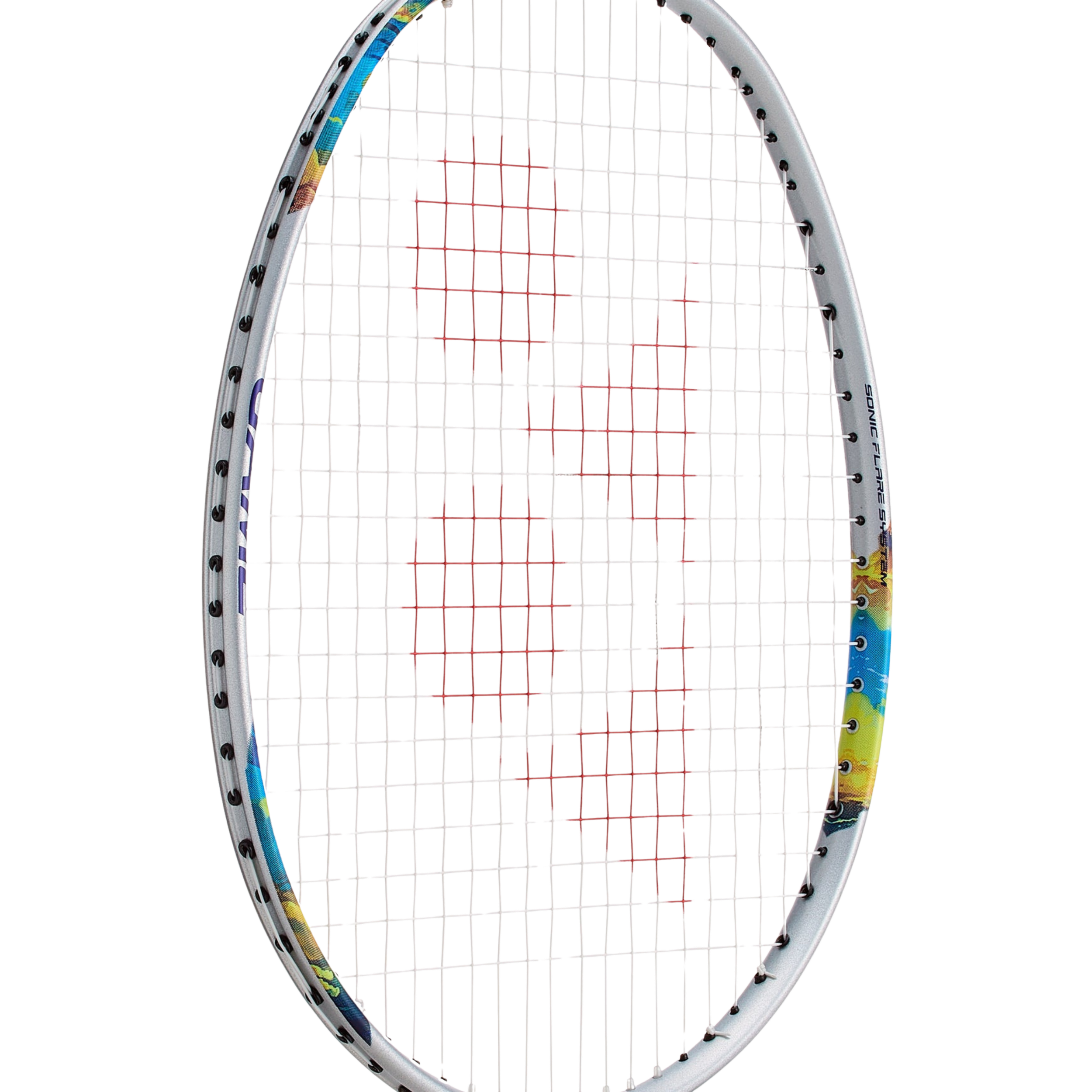 Raquette de badminton Yonex Nanoflare 700 Game - Argent / Bleu Ciel - Cordée d'usine