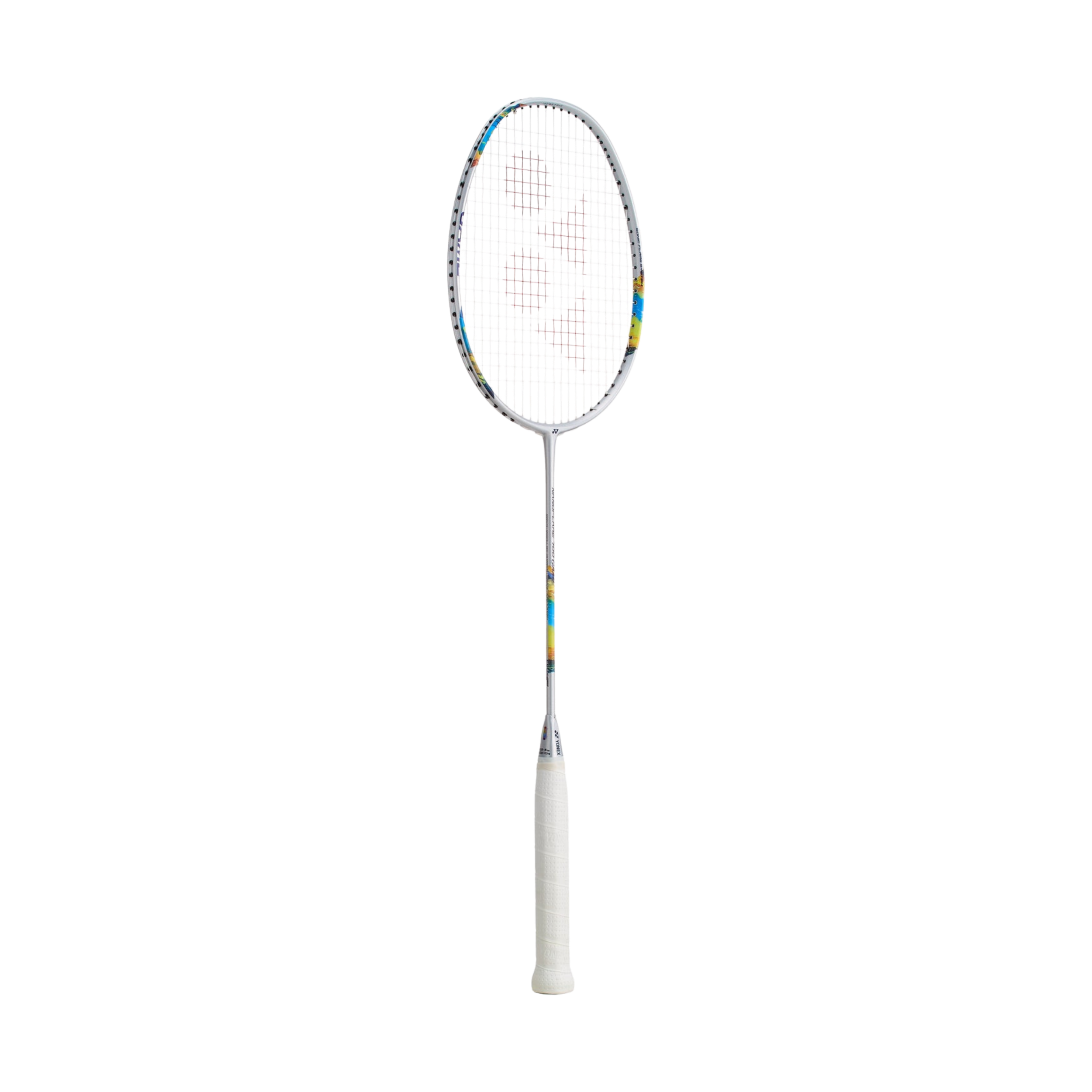 Raquette de badminton Yonex Nanoflare 700 Game - Argent / Bleu Ciel - Cordée d'usine