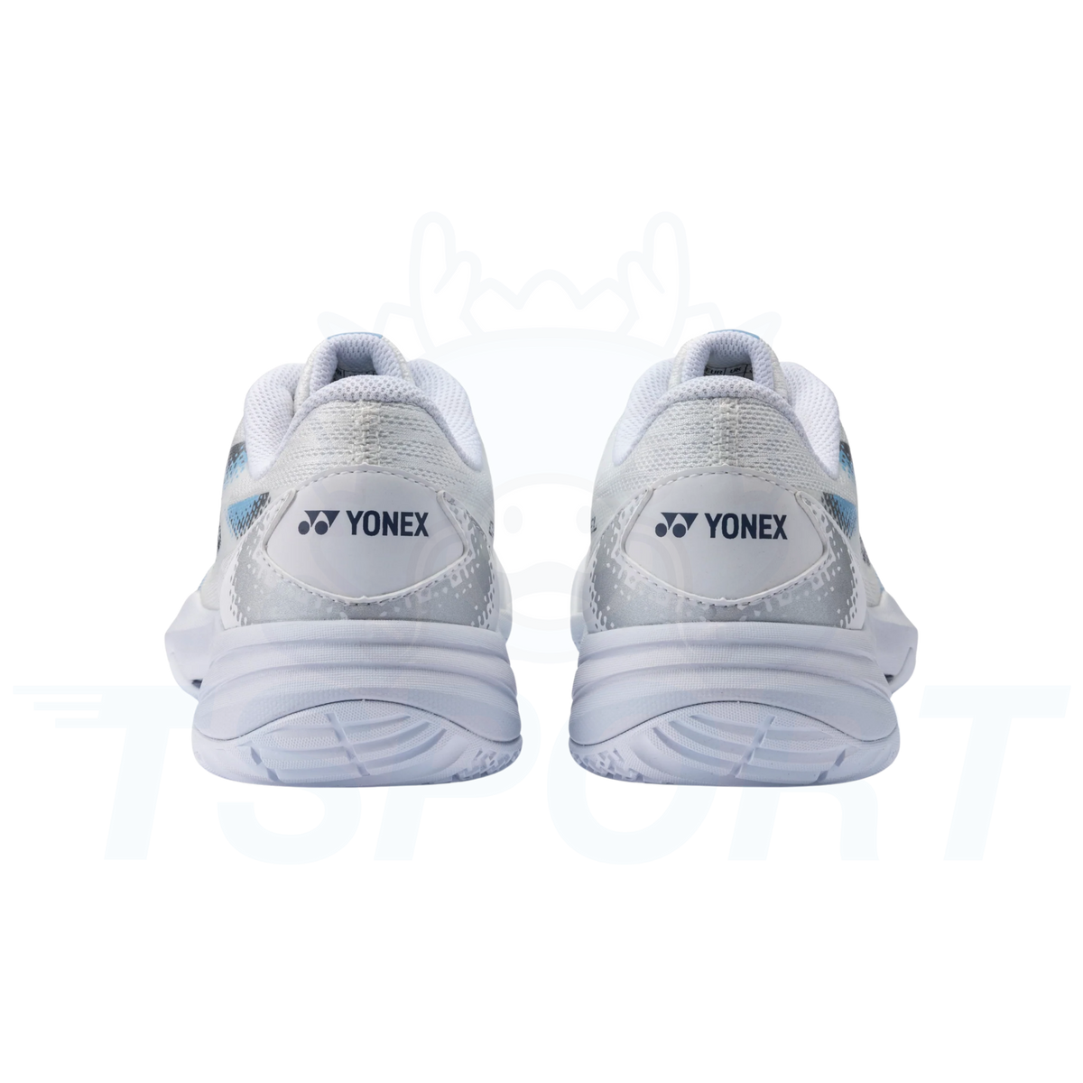 Yonex Power Cushion Cascade Accel Wide (2nd Gen) Unisex Badminton Shoes - White / Light Blue