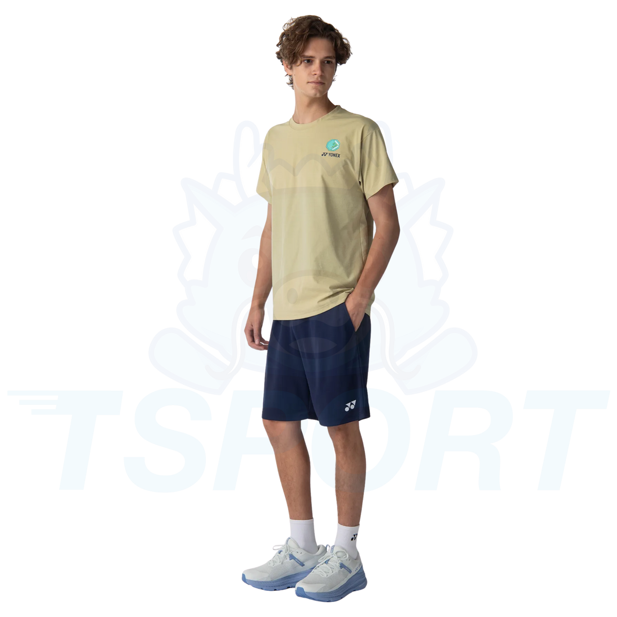 Yonex Practice Unisex T-Shirt 16857EX - Khaki Beige
