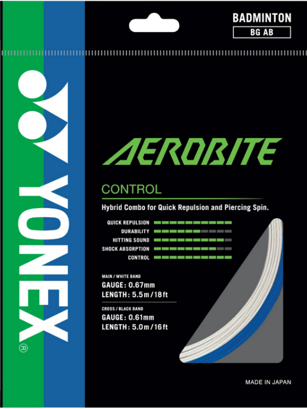 Yonex AEROBITE Badminton String - 10m Set