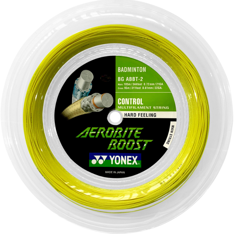 Yonex AEROBITE BOOST Badminton String - 200m Reel