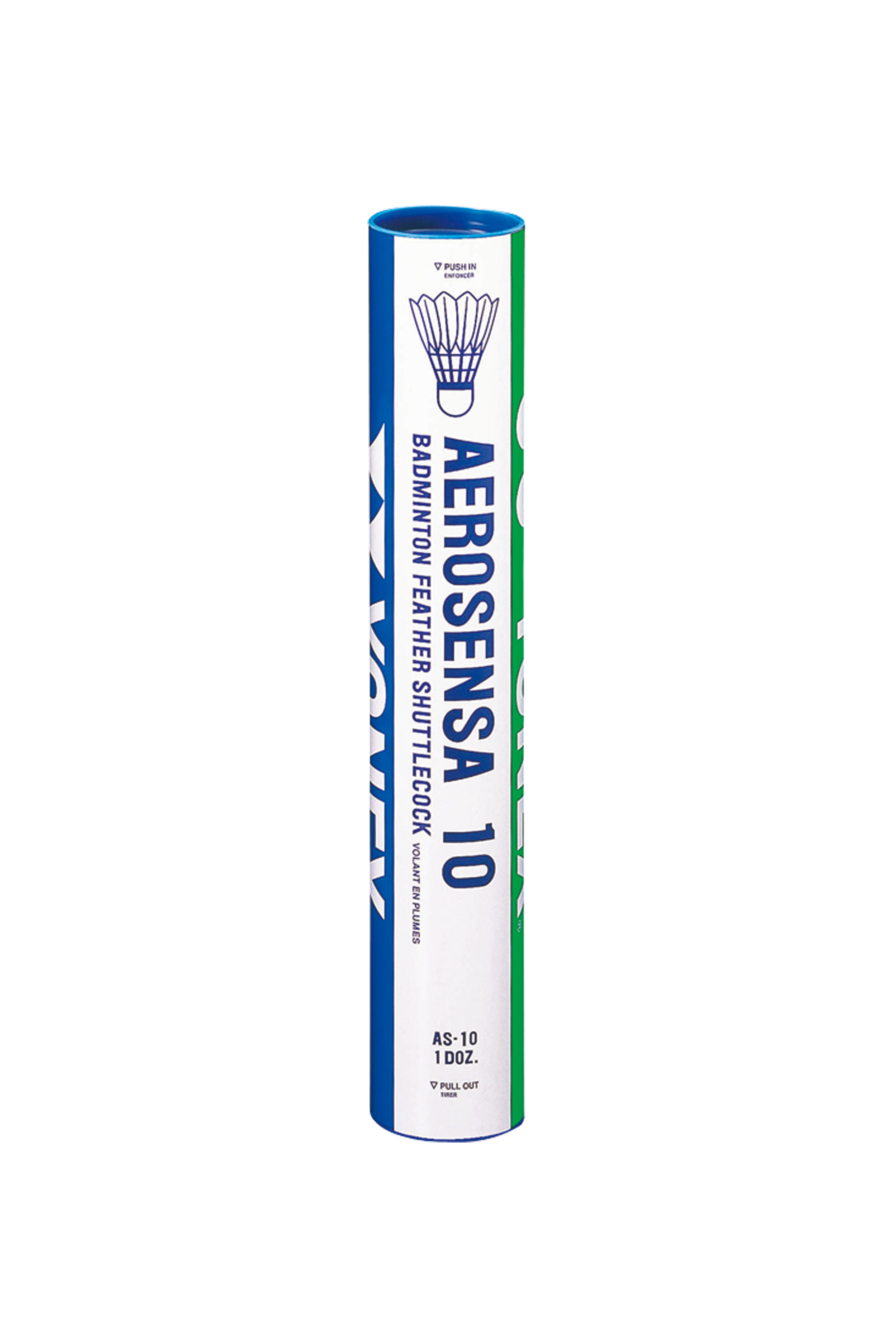 Yonex Aerosensa 10 AS-10 Goose Feather Shuttlecocks - 1 tube 12 pcs - Ống Cầu Lông Yonex AS-10