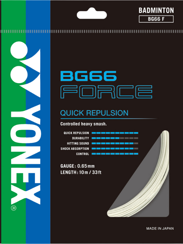 Yonex BG66 Force Badminton String - 10m Pack – T Sport