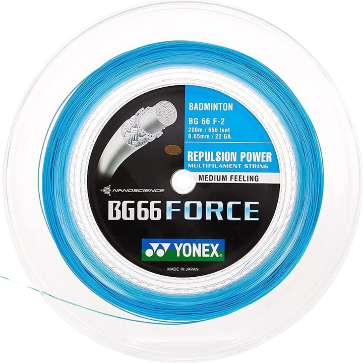 Yonex BG66 Force Badminton String - 200m Reel
