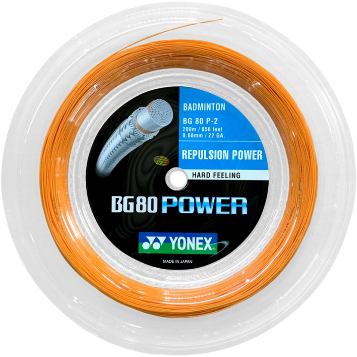 Yonex BG80 Power Badminton String - 200m Reel