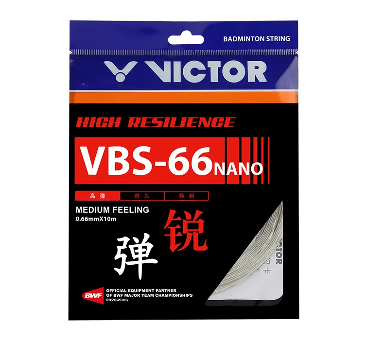 Cordage de badminton Victor VBS-66 Nano - 0,66 mm x 10 m