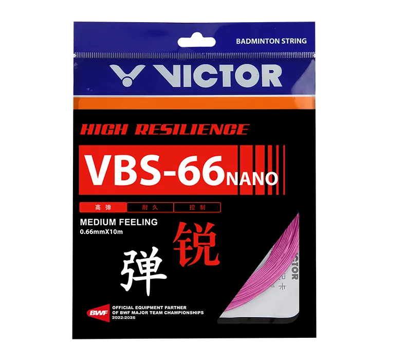 Cordage de badminton Victor VBS-66 Nano - 0,66 mm x 10 m