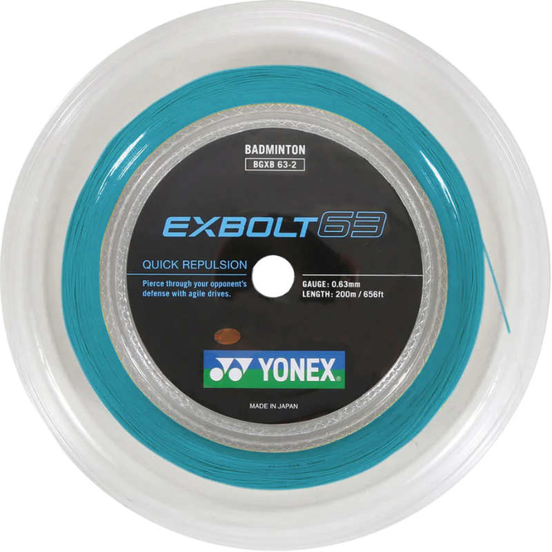 Bobine de cordage de badminton Yonex EXBOLT 63 - 200 m
