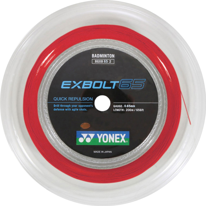 Yonex EXBOLT 65 Badminton String - 200m Reel