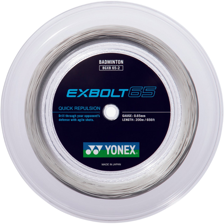 Yonex EXBOLT 65 Badminton String - 200m Reel