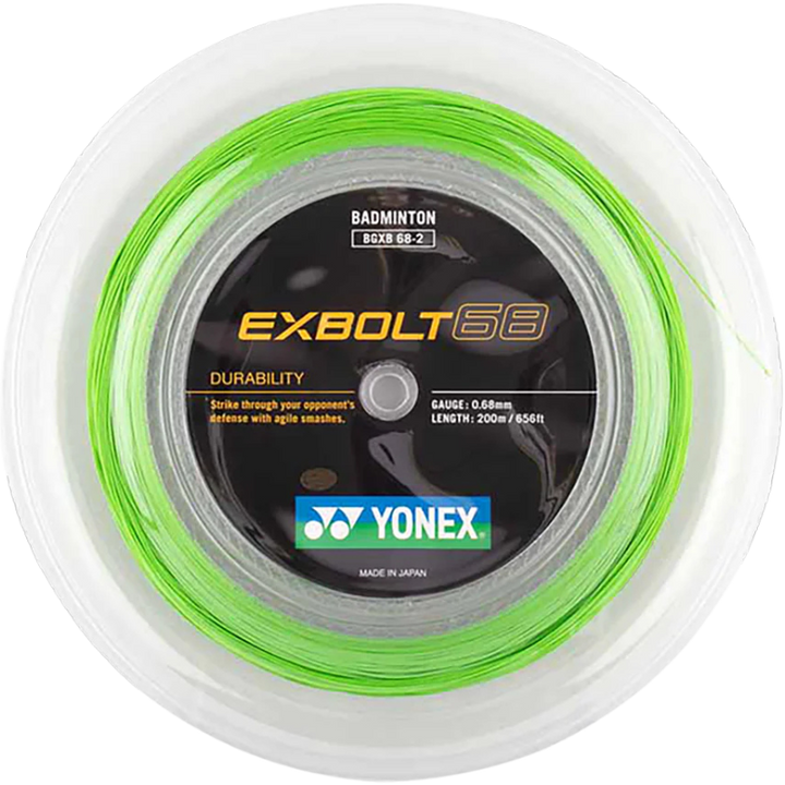 Yonex EXBOLT 68 Badminton String - 200m Reel