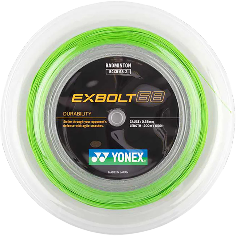 Corde de badminton Yonex EXBOLT 68 - Bobine de 200 m