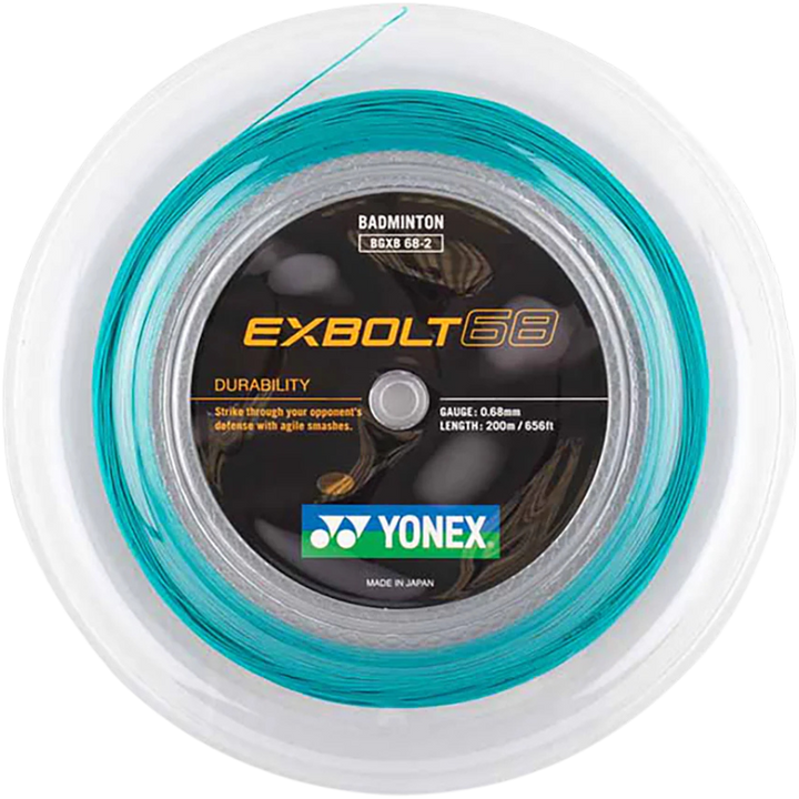 Yonex EXBOLT 68 Badminton String - 200m Reel
