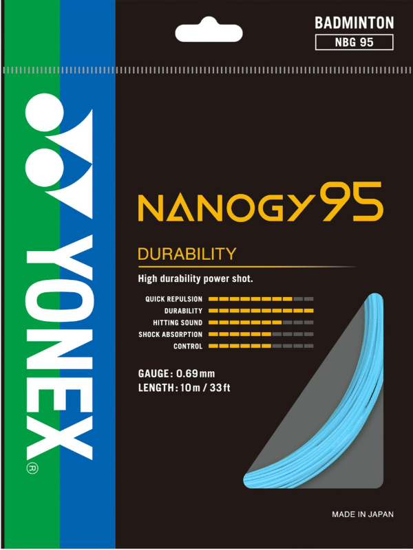 Corde de badminton Yonex NANOGY 95 - Paquet de 10 m