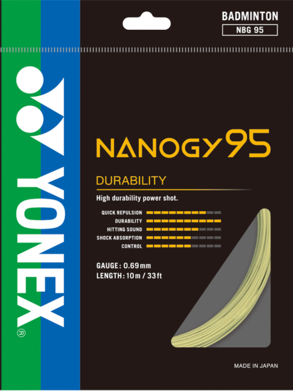 Yonex NANOGY 95 Badminton String - 10m Pack