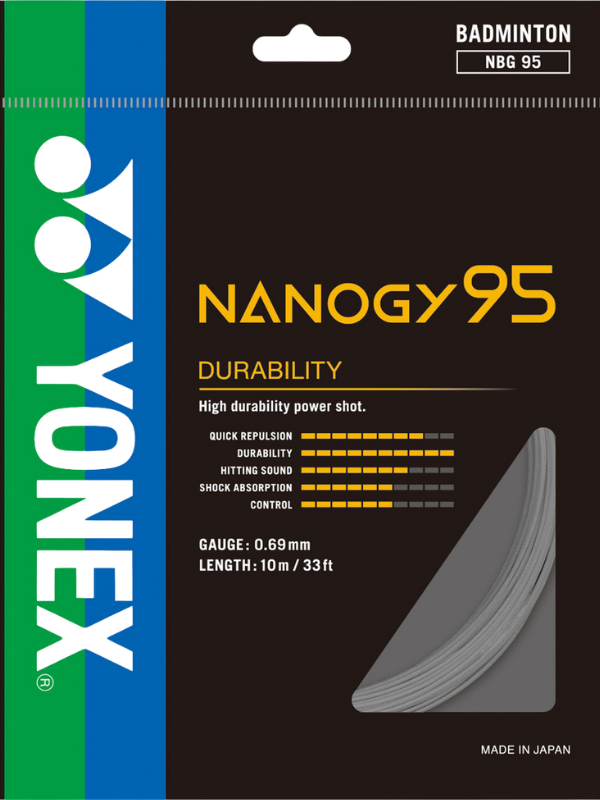 Yonex NANOGY 95 Badminton String - 10m Pack