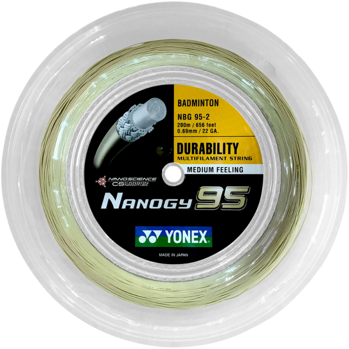 Yonex NANOGY 95 Badminton String - 200m Reel