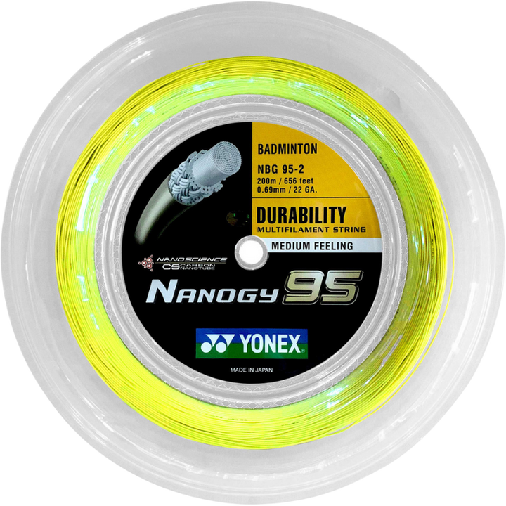 Yonex NANOGY 95 Badminton String - 200m Reel