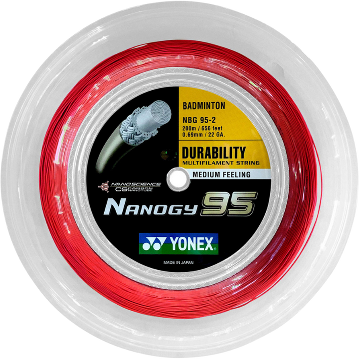 Yonex NANOGY 95 Badminton String - 200m Reel