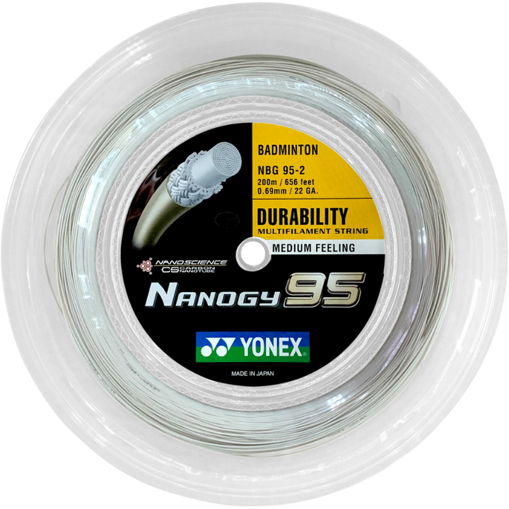 Yonex NANOGY 95 Badminton String - 200m Reel