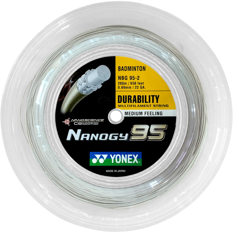 Corde de badminton Yonex NANOGY 95 - Bobine de 200 m