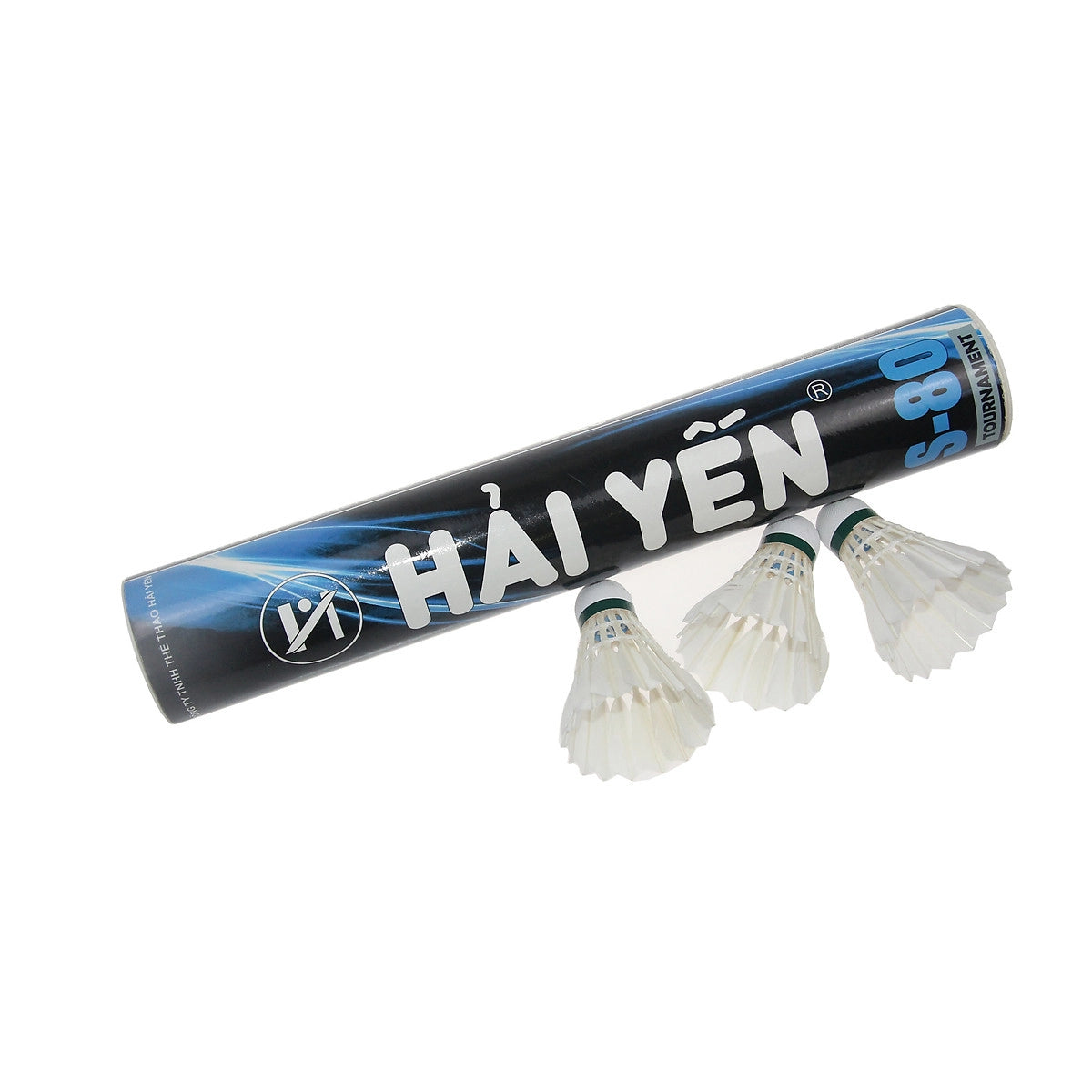 HaiYen S80 Duck Feather Shuttlecocks - 1 tube 12 pcs - Ống Cầu Lông Hải Yến S80