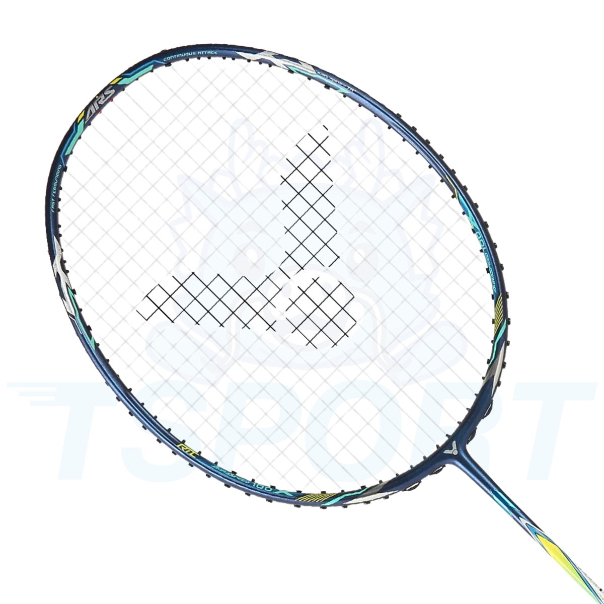Victor AuraSpeed 100X Badminton Racket - Deep Sea Blue