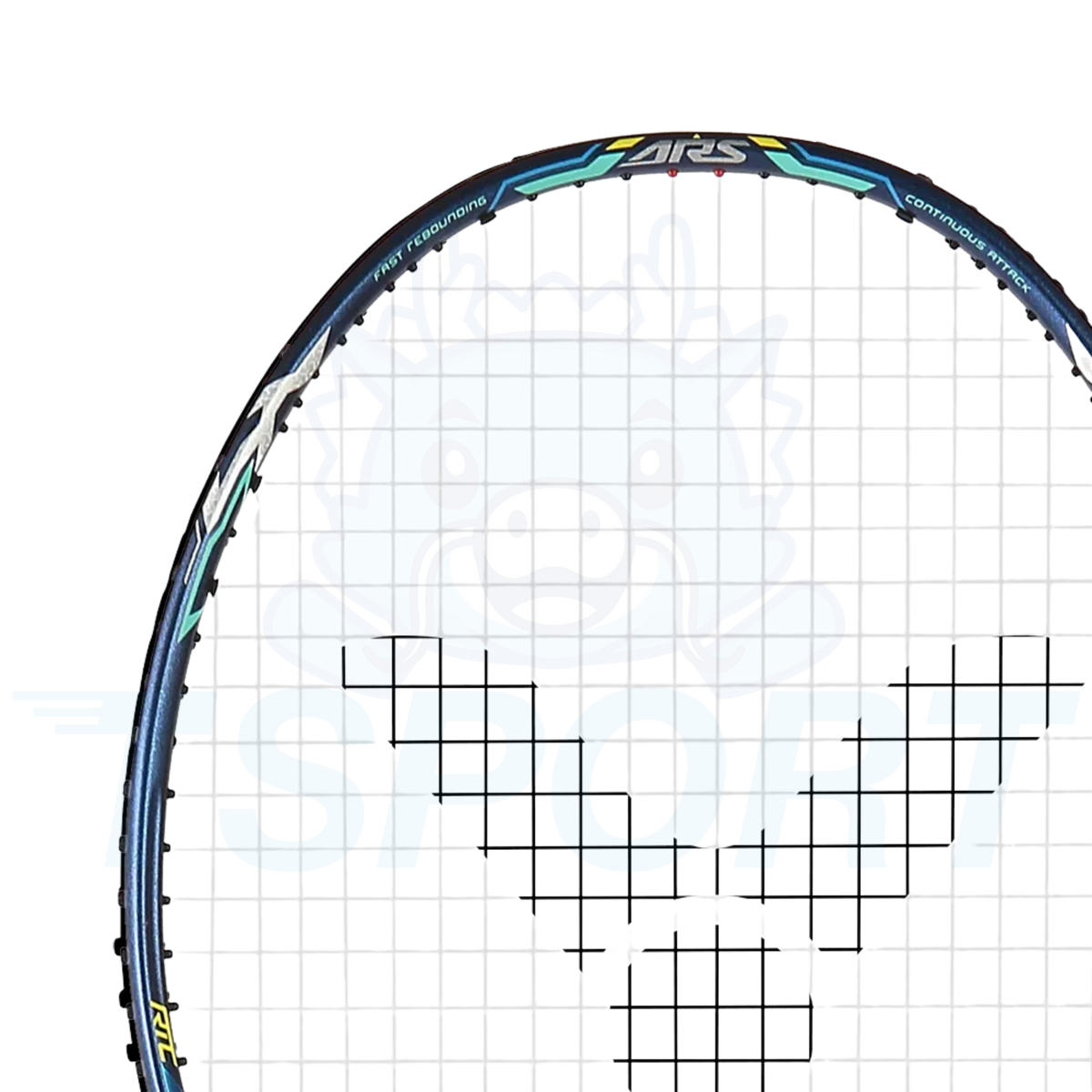 Victor AuraSpeed 100X Badminton Racket - Deep Sea Blue