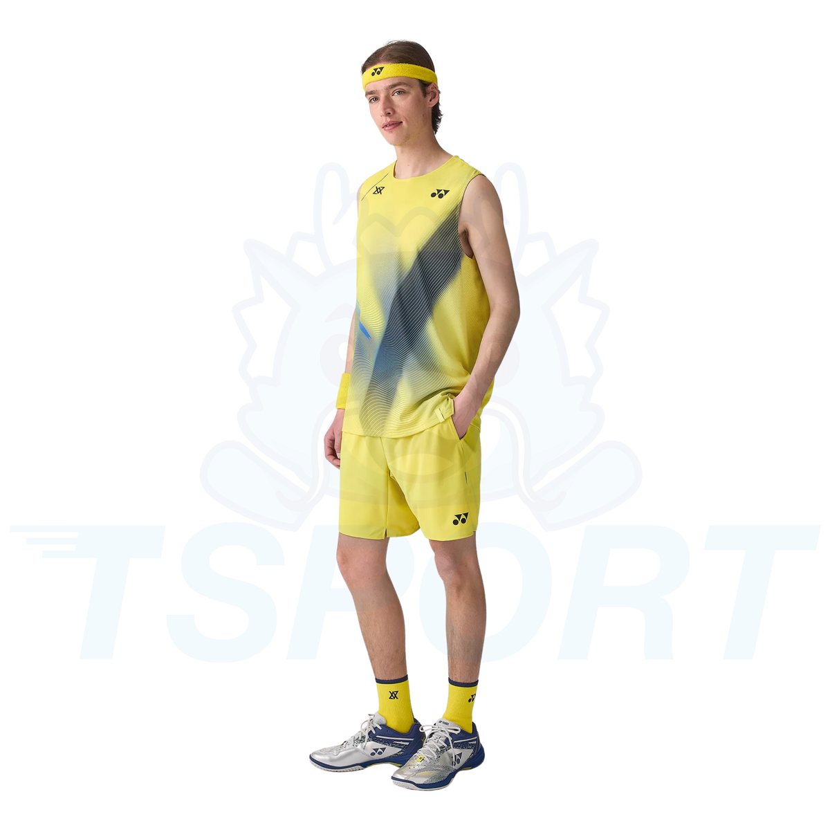 Yonex x Viktor Axelsen Men Sleeveless Top 10798 - Laser Yellow