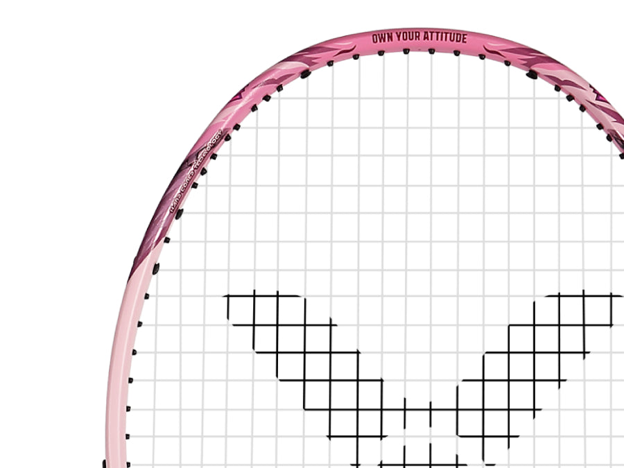 Victor TK Ryuga Metallic Capsule Series Badminton Racquet Pink 4U