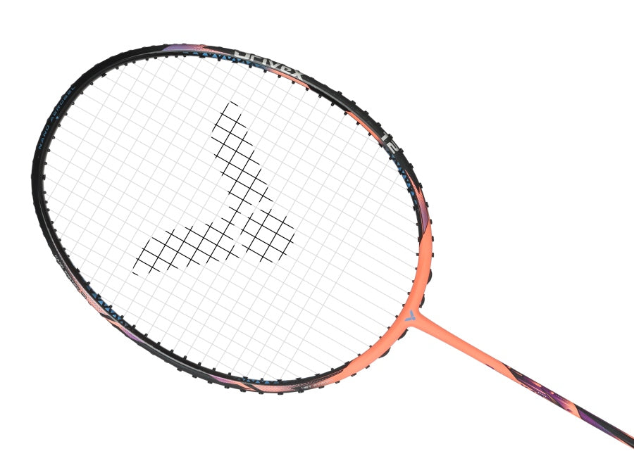 Victor DriveX 12 Badminton Racket - Salmon