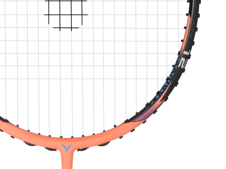 Victor DRIVE X 12 Badminton Racquet Salmon 4U