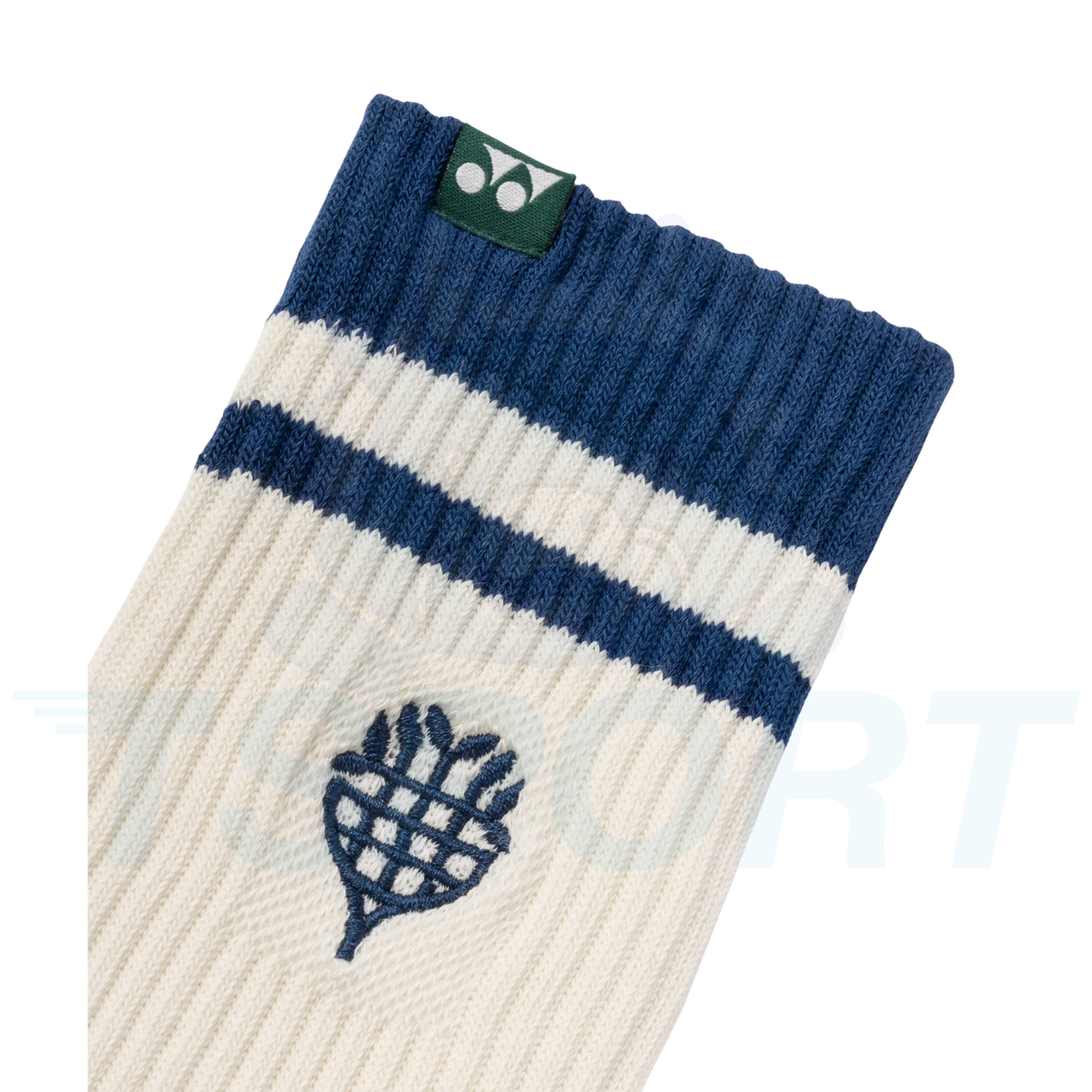 Yonex Nature Series Unisex Sport Crew Socks 19273EX - White Denim