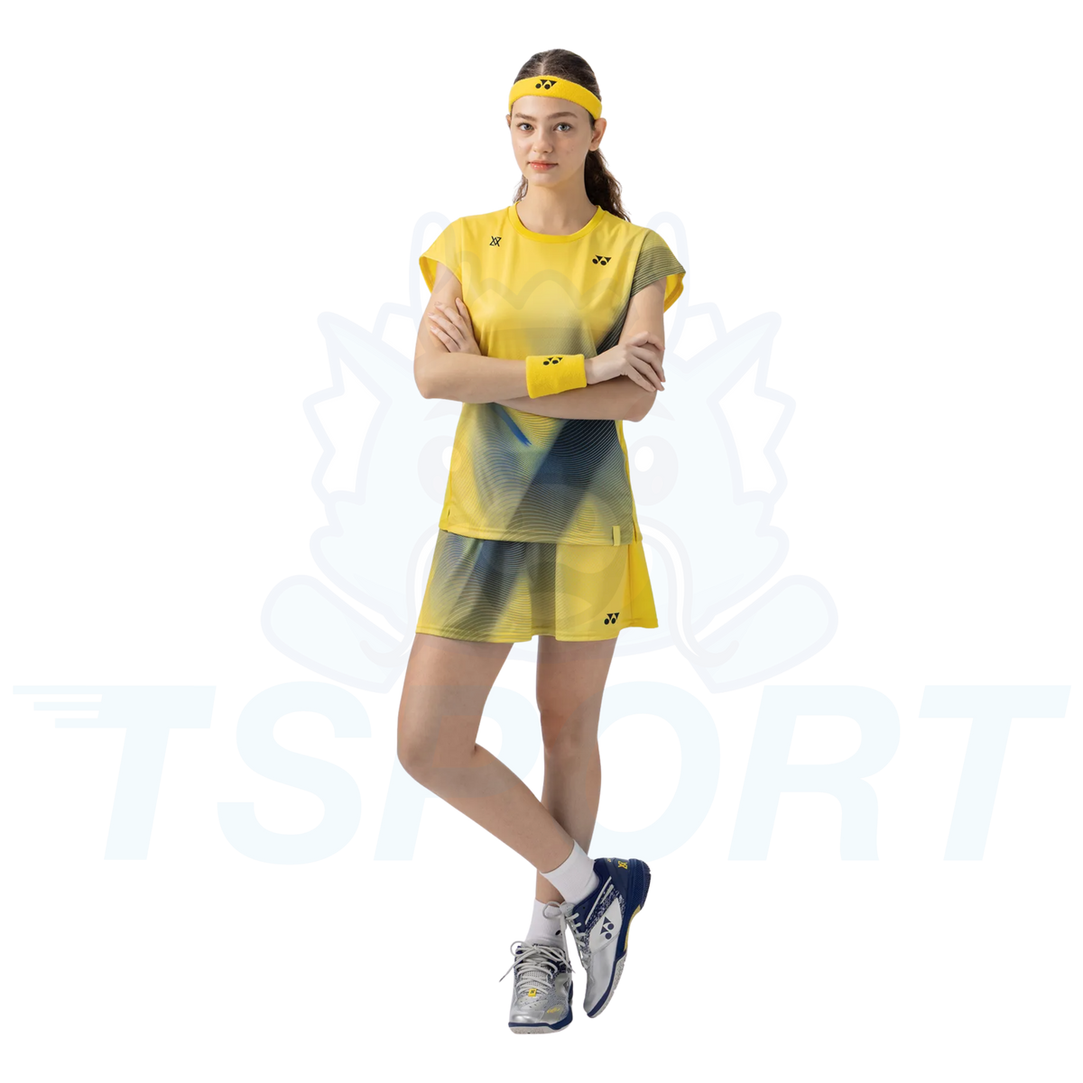 Yonex x Viktor Axelsen Women Crew Neck Shirt 20970 - Laser Yellow
