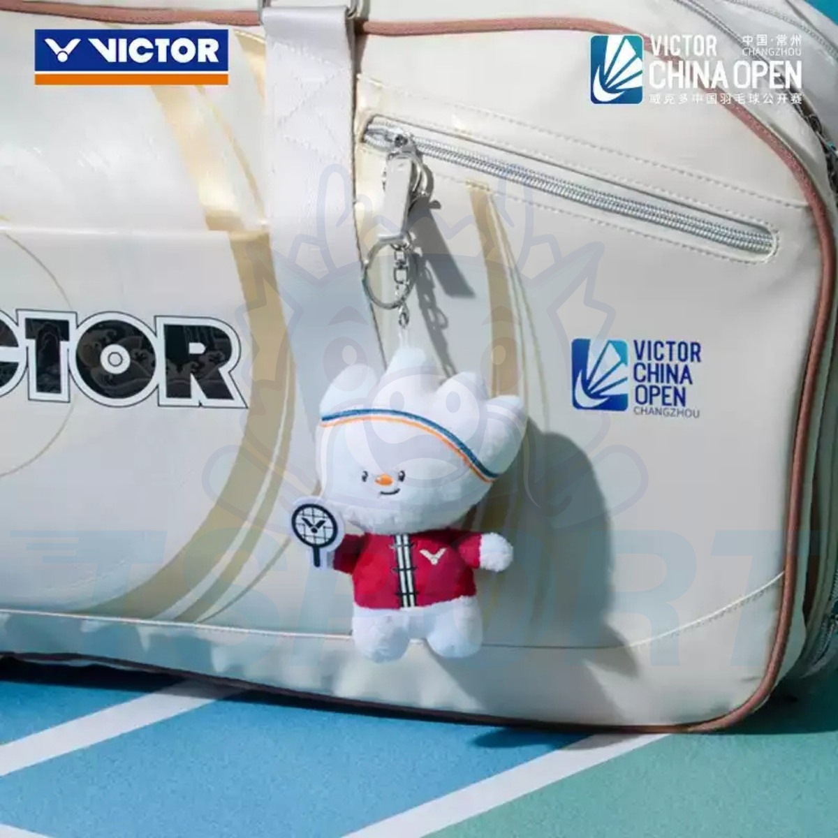Victor x China Open 2026 Bag Charm PG6045CO26 - Crimson Glow