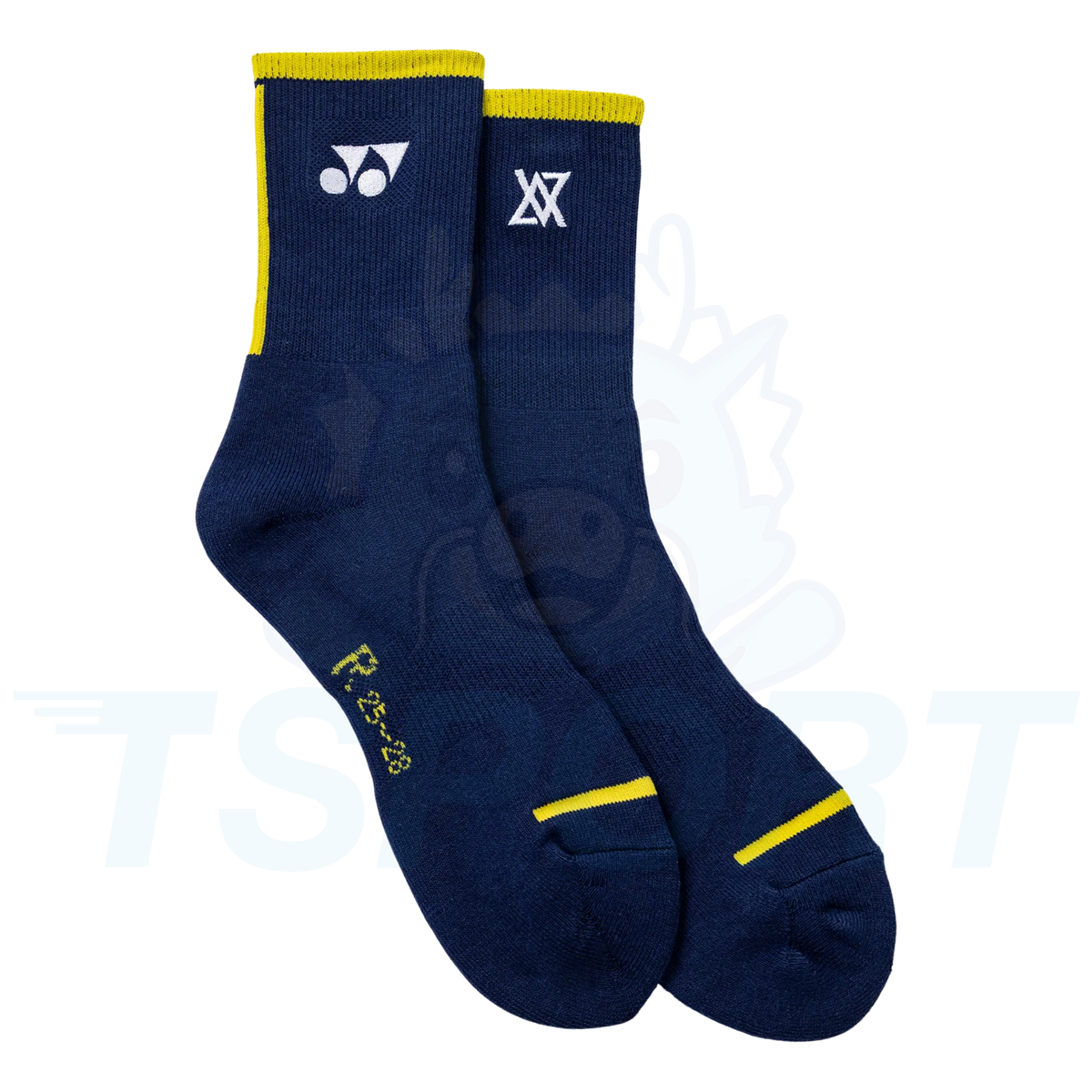 Yonex x Viktor Axelsen Men Sport Crew Socks 19248 - Dark Blue