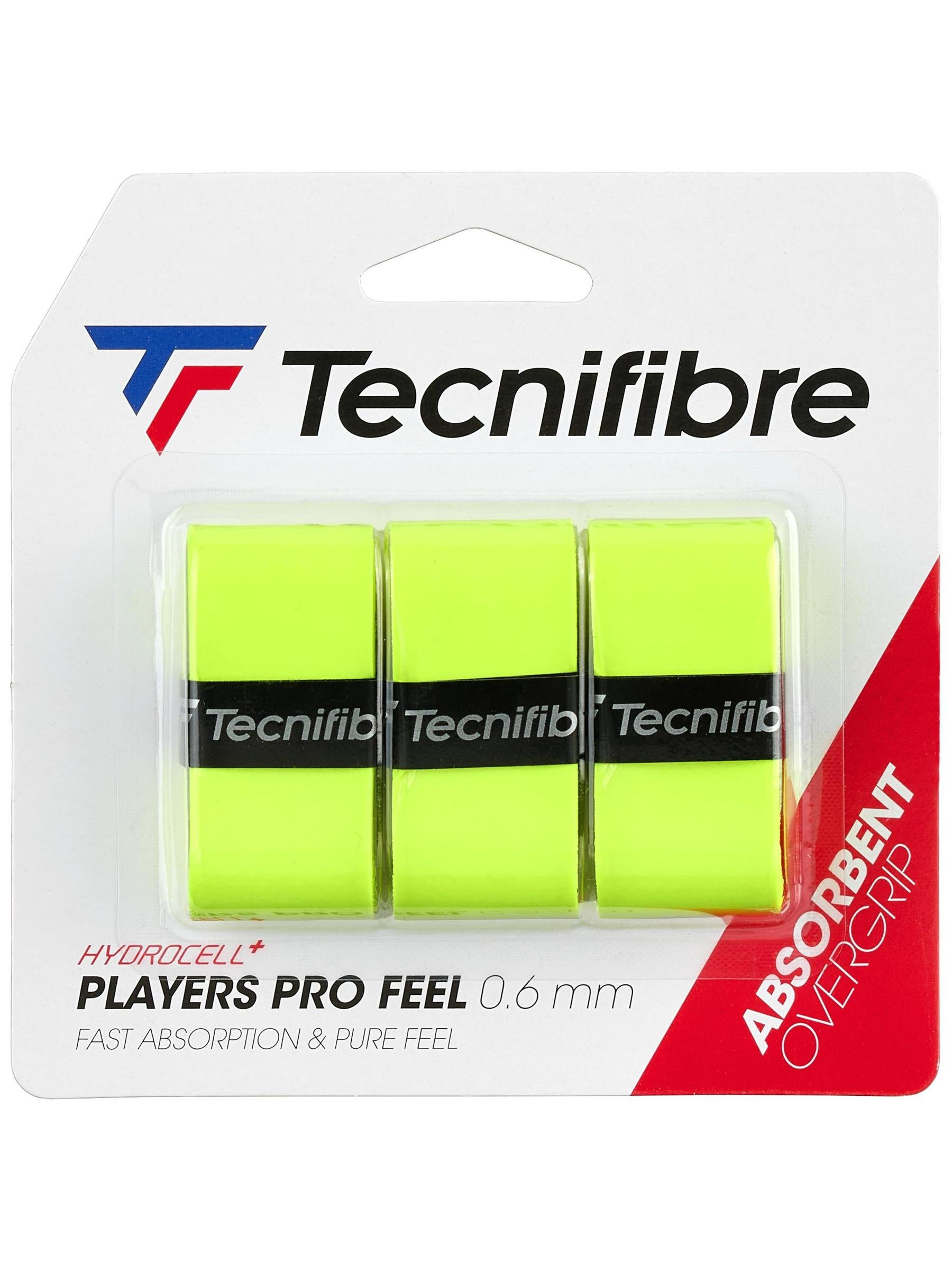 Tecnifibre Pro Feel (3 Pack) Overgrip Lime