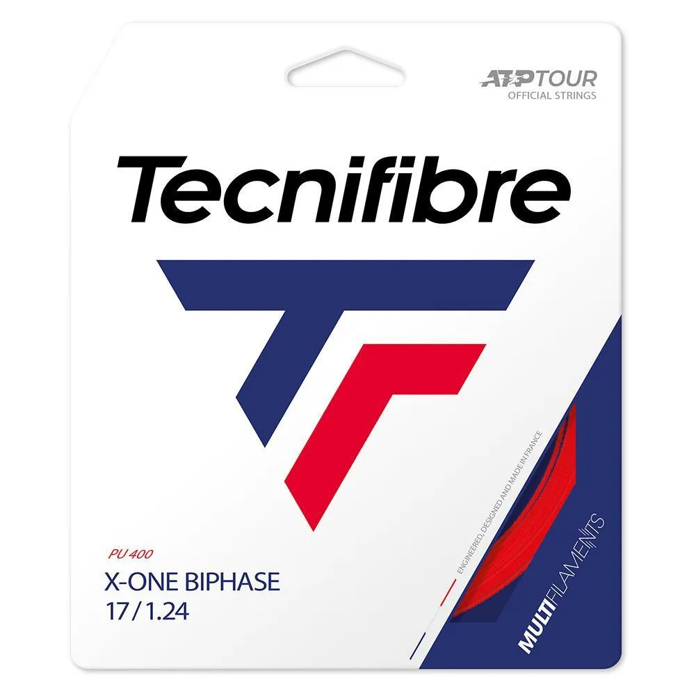 Tecnifibre X-One Biphase Tennis String Red