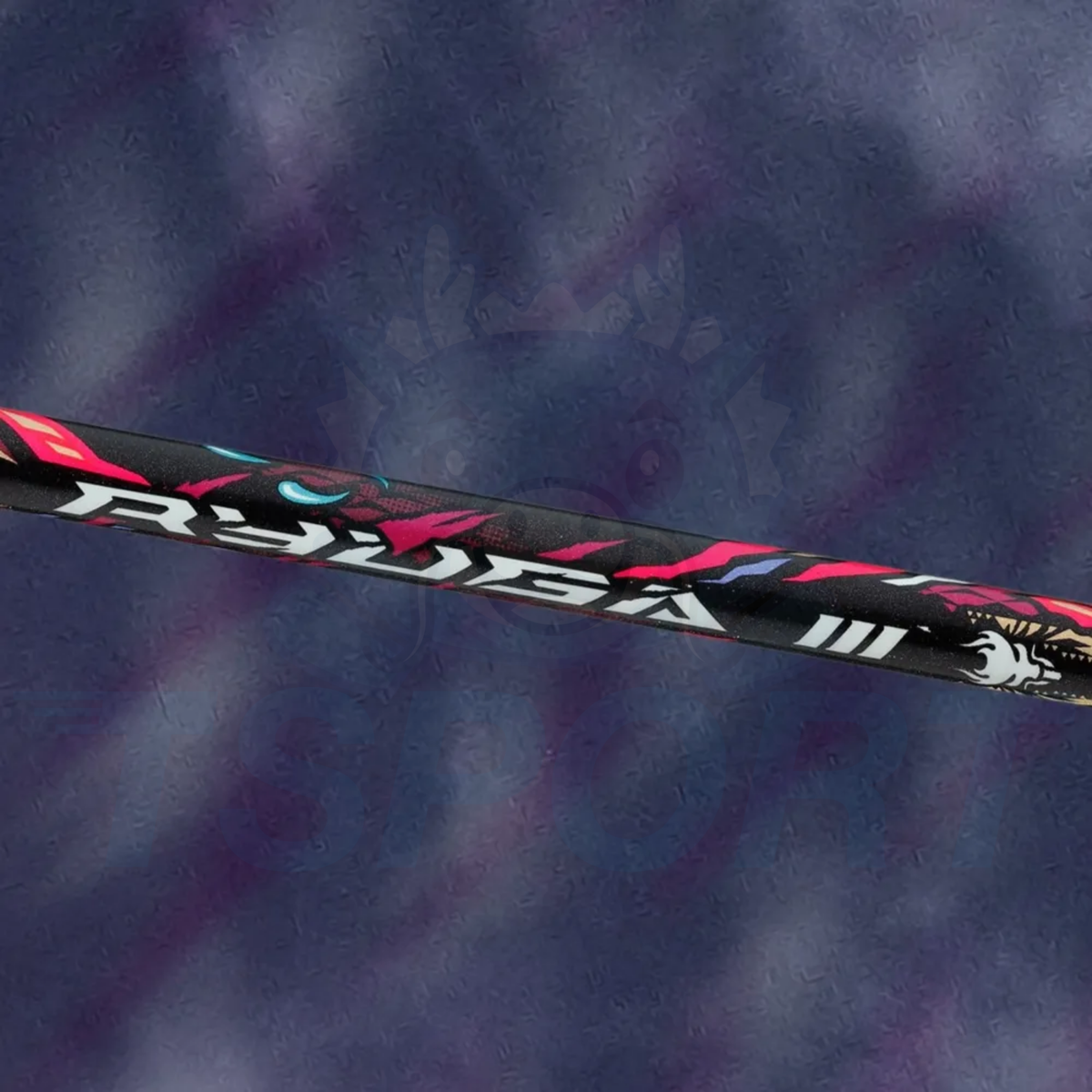 Victor Thruster Ryuga III Badminton Racket - Armor Black / Magenta