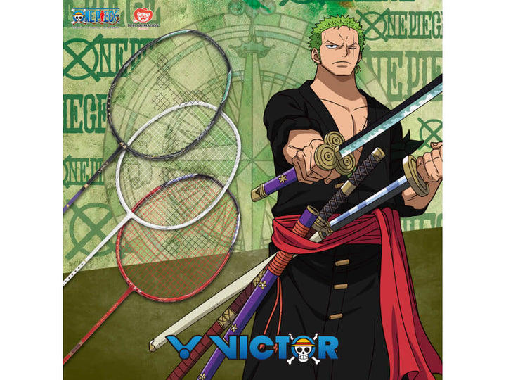Victor AURASPEED ONE PIECE RACKET GIFT SET WHITE 4U