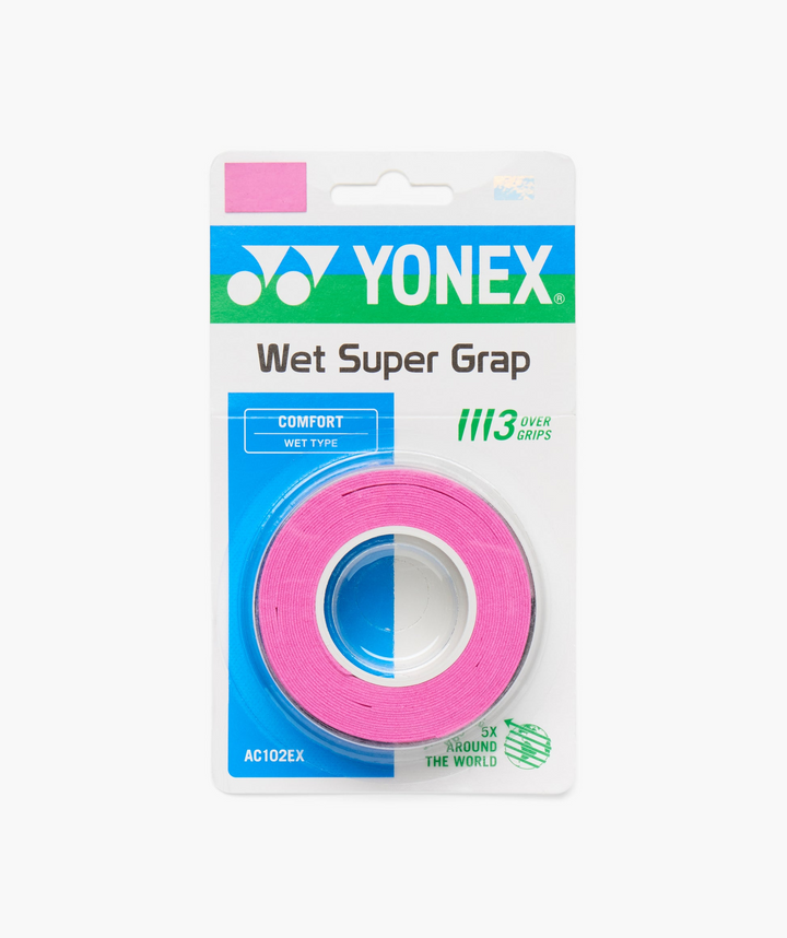 Yonex Wet Super Grap Overgrip 3-Pack