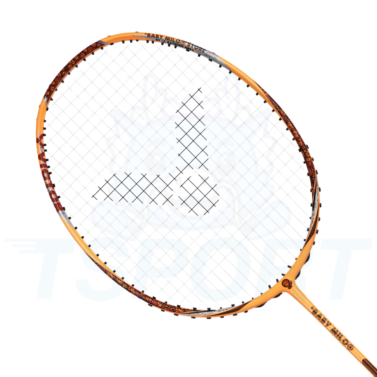Victor x Baby Milo Store Auraspeed Badminton Racket ARS-BABY MILO O - Milo Orange