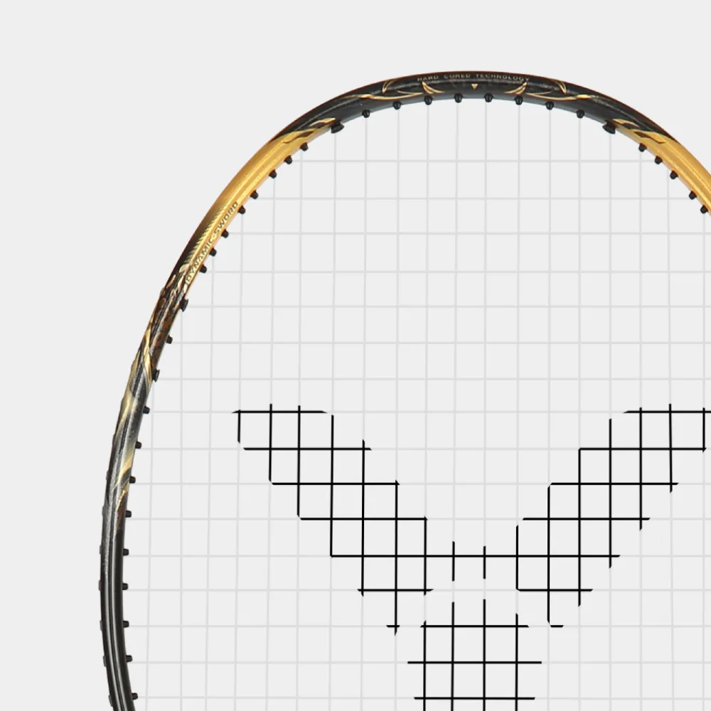 Victor Auraspeed Panther C Badminton Racket - Leopard Black