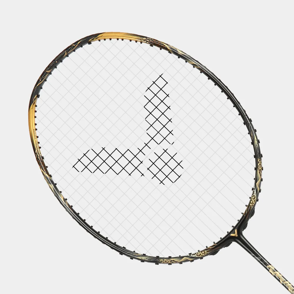 Victor Auraspeed Panther C Badminton Racket - Leopard Black
