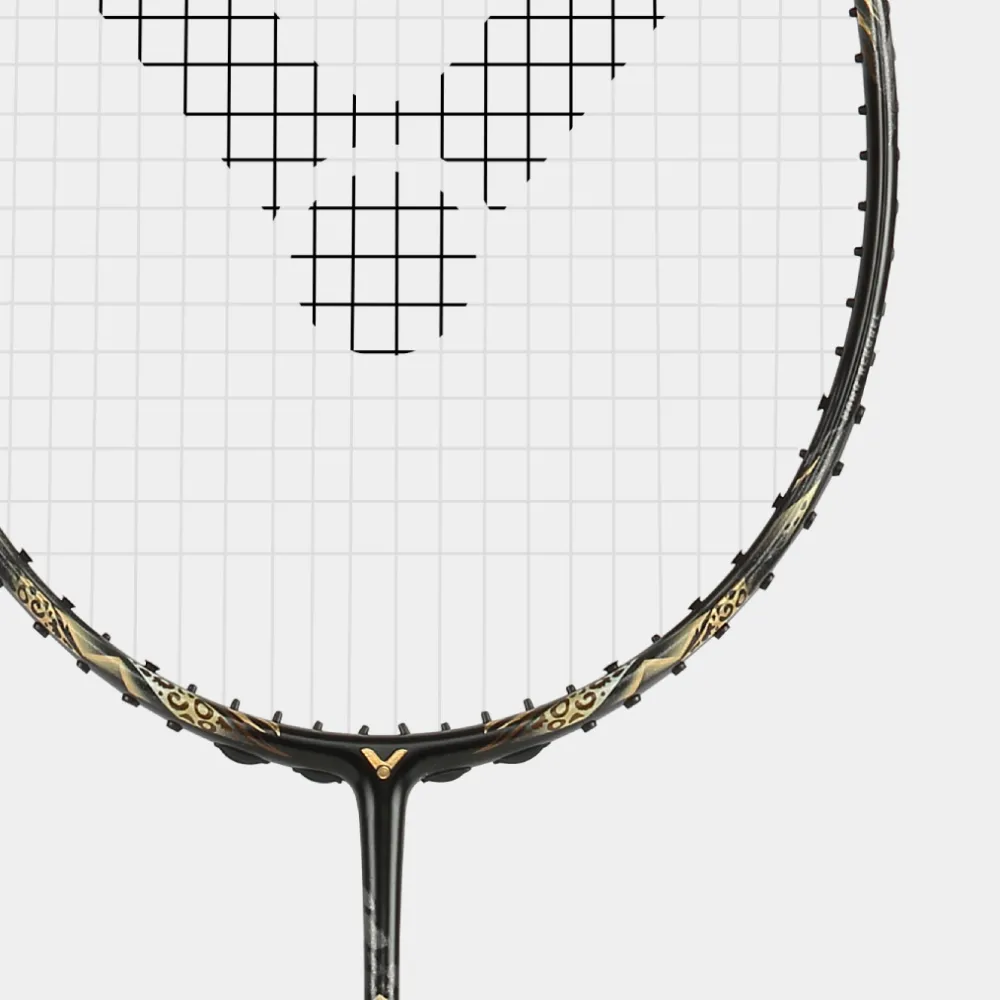 Victor Auraspeed Panther C Badminton Racket - Leopard Black