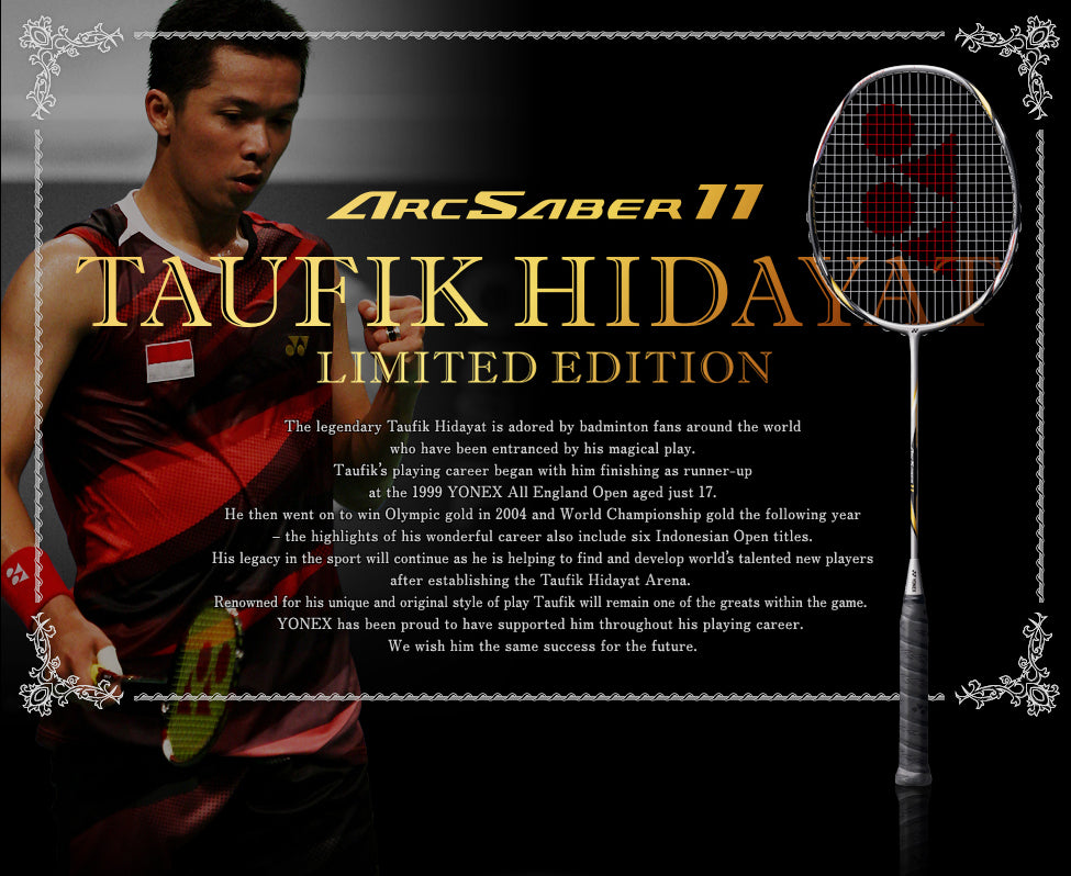 [Pre-Owned] Yonex Arcsaber 11 Taufik Hidayat Limited Badminton Racket