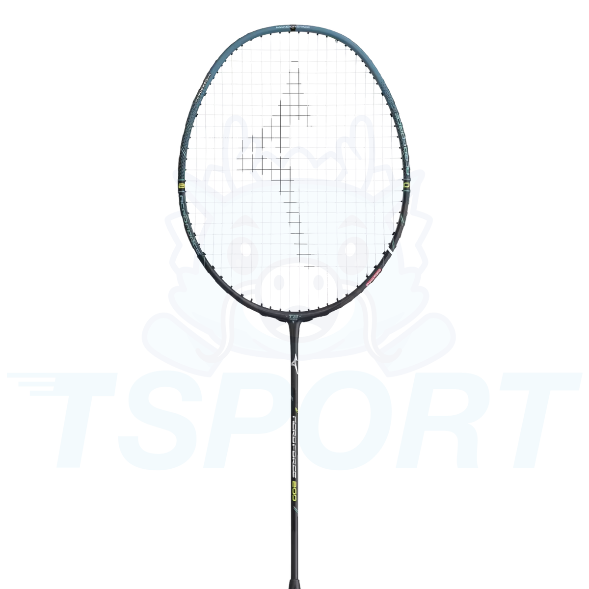 Mizuno Acroforce 200 BDSS Badminton Racket 73JTB62208 - Charcoal / Grayish Green