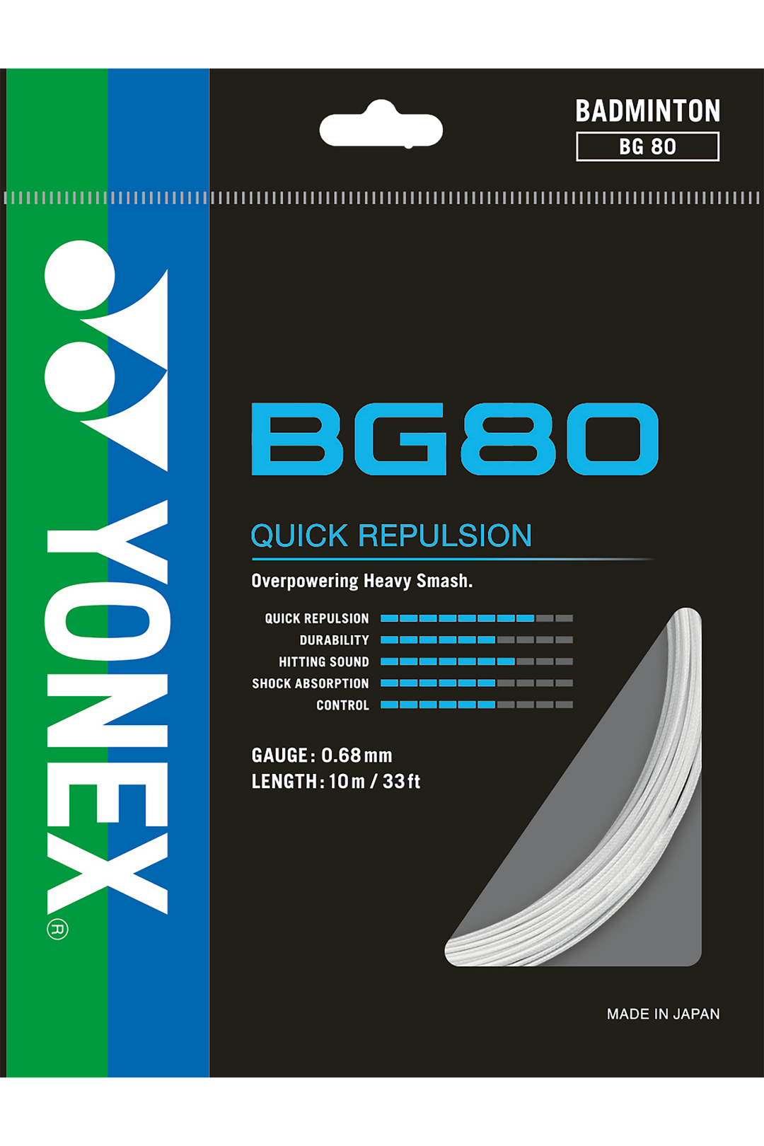 Yonex BG-80 10m Badminton String